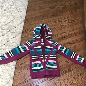 Size 14 Ivivva sweatshirt with a hoodie